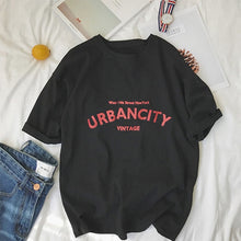 Load image into Gallery viewer, Harajuku Women T-shirts New 2019 Summer Funny Letter Print Hip Hop Loose T-shirt Girls Student Streetwear Casual Lady Tops Tees