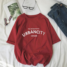 Load image into Gallery viewer, Harajuku Women T-shirts New 2019 Summer Funny Letter Print Hip Hop Loose T-shirt Girls Student Streetwear Casual Lady Tops Tees