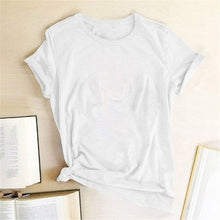Load image into Gallery viewer, Hillbilly Women Bee Kind T-shirt Aesthetics Graphic Short Sleeve Cotton Polyester T Shirts Female Camisetas Verano Mujer 2019